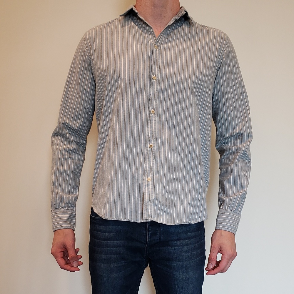 COPY- APC Striped Cotton Shirt